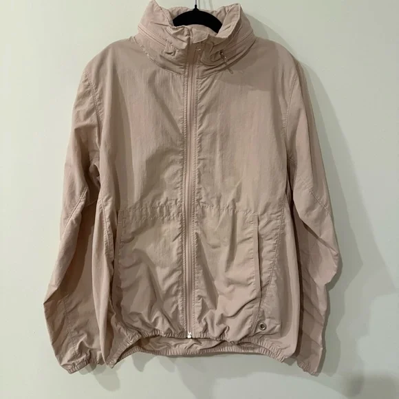 Light Pink Windbreaker Jacket - Picture 1 of 3